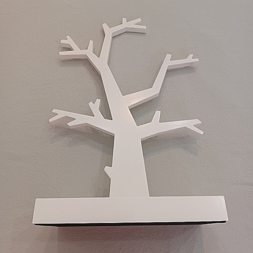 White Jewelry Tree with Branches
